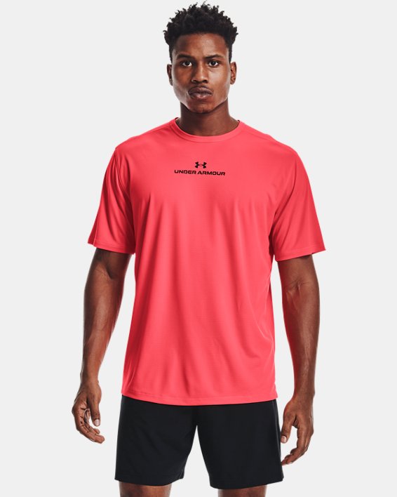 Men's UA CoolSwitch Short Sleeve in Red image number 0
